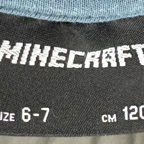Kids Minecraft Hoodie – Size 5–6 – Blue TNT Sweatshirt - Picture 8 of 8